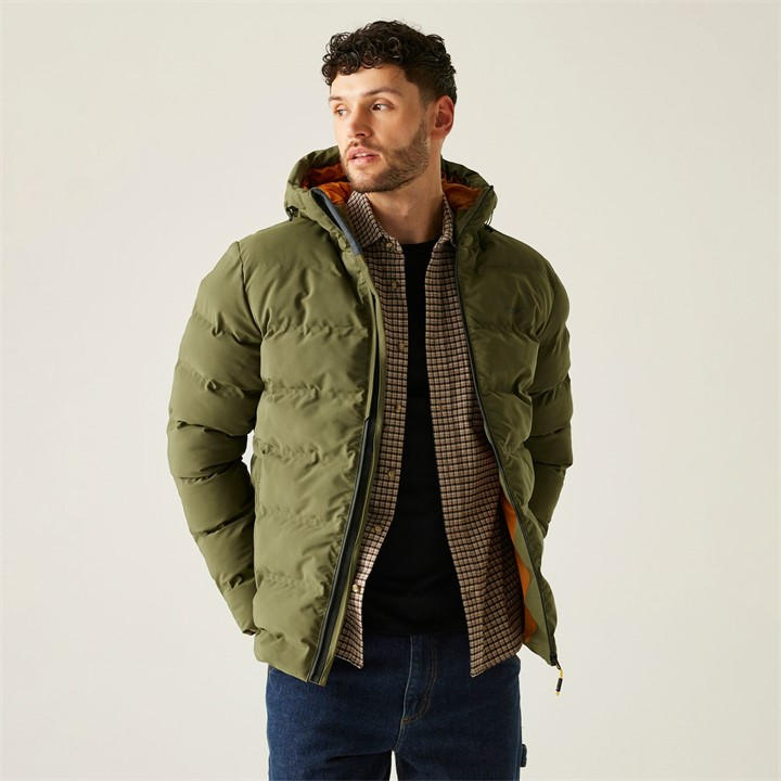 Regatta Men's Green Altoro Waterproof Thermal Quilted Jacket