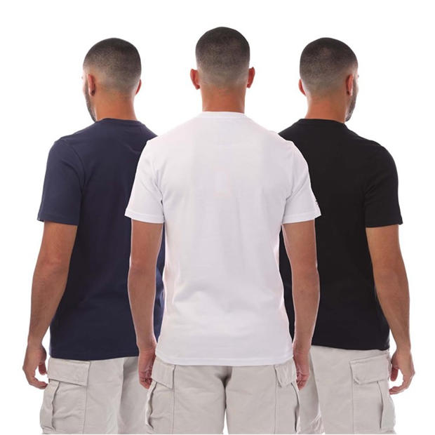 Black - Modern Amusement - 3 Pack of Cali Crown Print T-Shirt