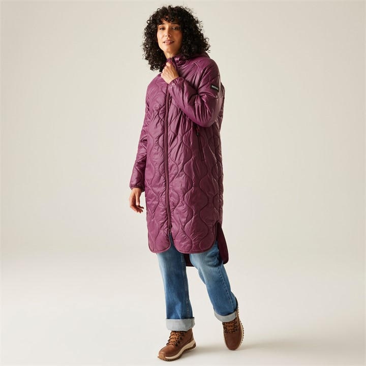 Regatta Women's Purple Triea Water-Repellent Lightweight Quilted Jacket in Size 10, Sports Direct