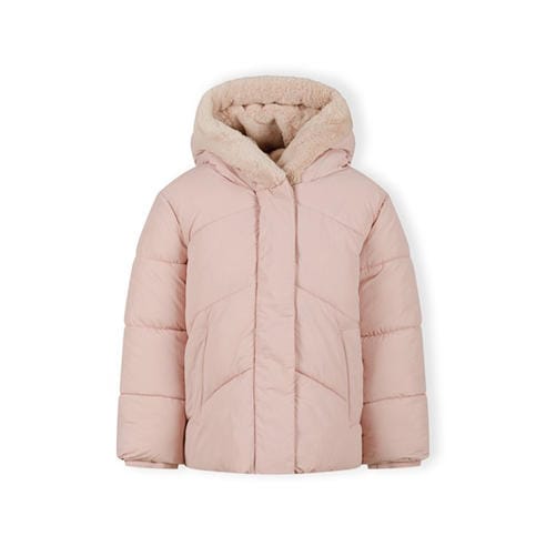 Minoti - Girls warm padded jacket with hood pink