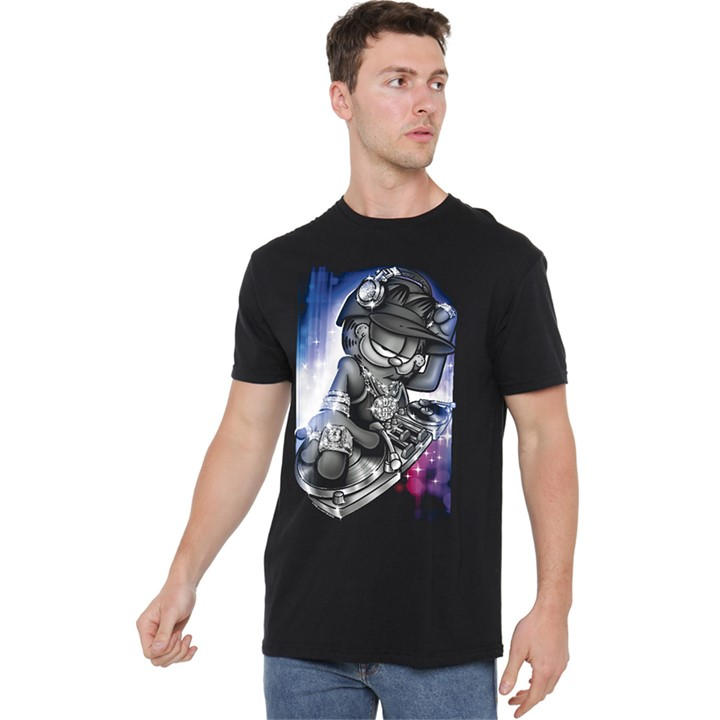 Garfield Men's Black Dj Lazy T Shirt in Size 2XL, Sports Direct