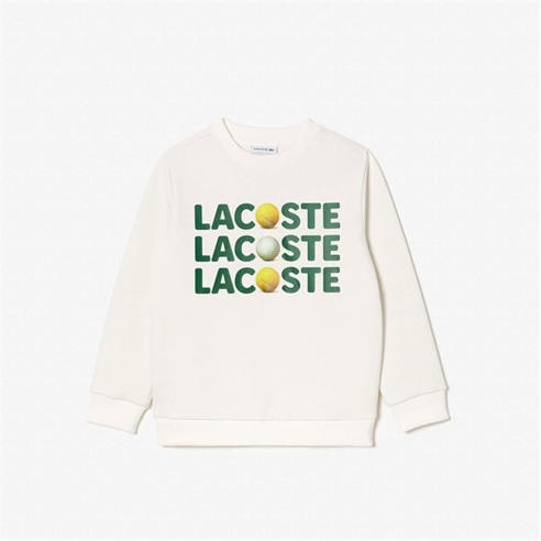 Lacoste - Fleece Crewneck Print Sweatshirt