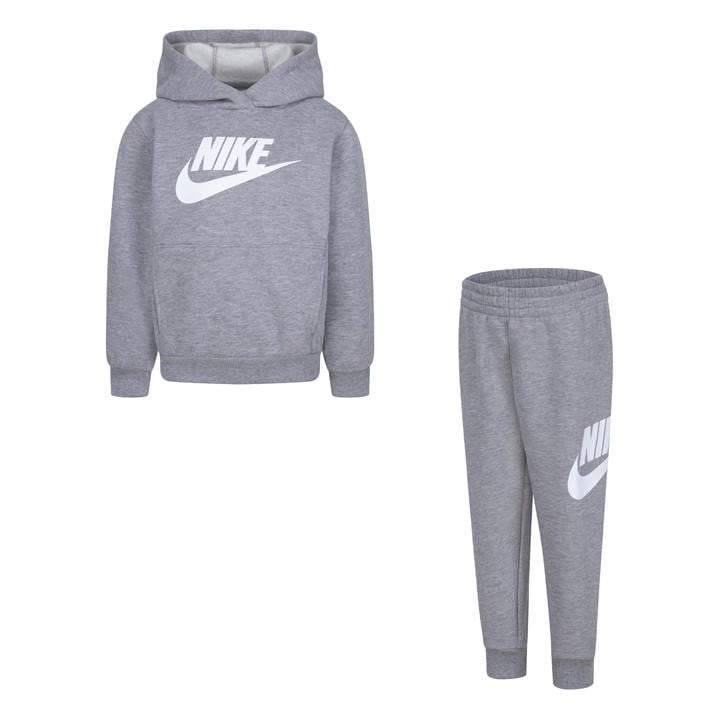 Nike  Kids Grey Fleece Tracksuit  in Size 6 - 7 Years, Sports Direct