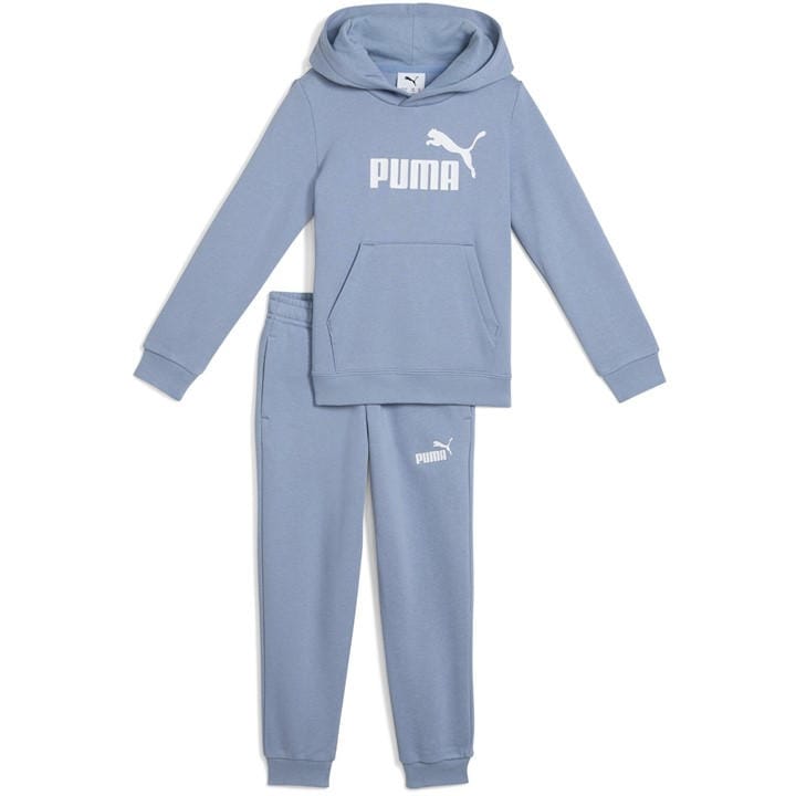 Puma  Kids Blue Pre School No.1 Logo Fleece Tracksuit in Size 2 - 3 Years, Sports Direct