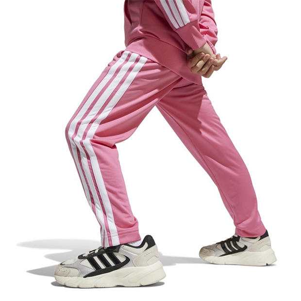 Розово/Бяло - adidas - Seasonal Essentials Tiberio 3-Stripes Tracksuit Infants