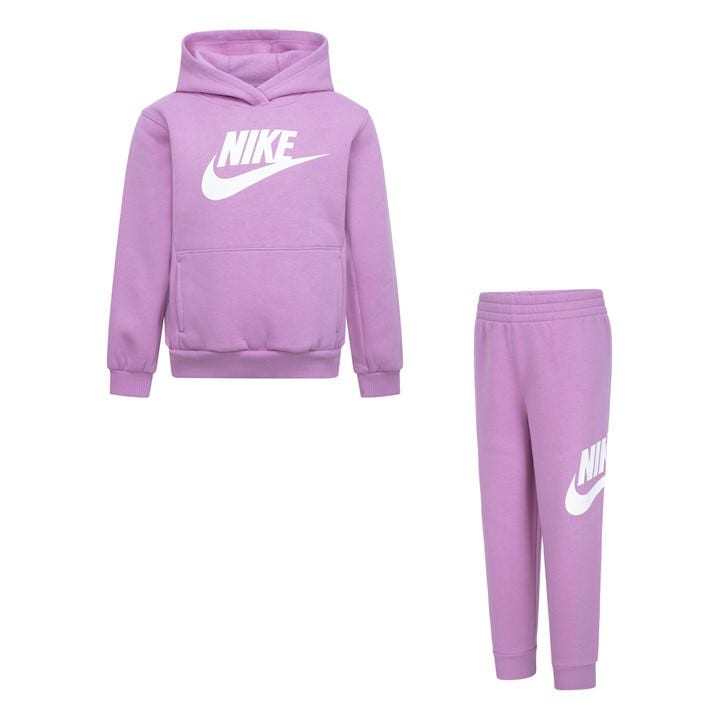 Nike Girls Pink Fleece Tracksuit Infant in Size 4 - 5 Years, Sports Direct