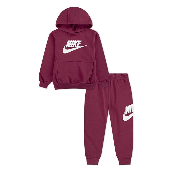 Nike Girls Red Fleece Tracksuit Infant in Size 5 - 6 Years, Sports Direct