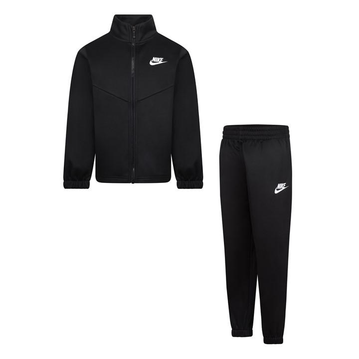 Nike Boys Black Nsw Poly Tracksuit Infant in Size 4 - 5 Years, Sports Direct