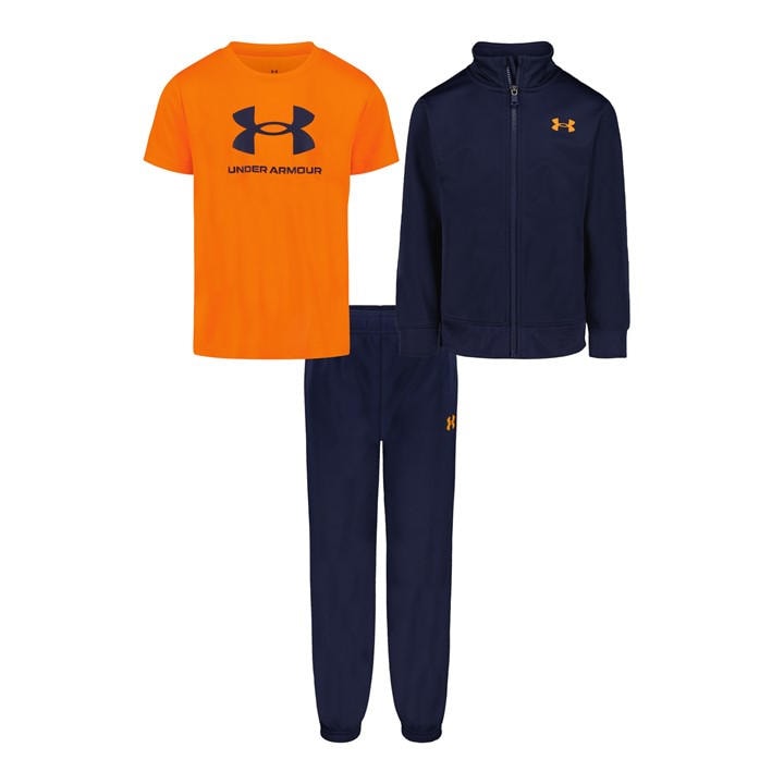 Under Armour Boys Blue Kids' Brawler Poly Tracksuit in Size 6 - 7 Years, Sports Direct