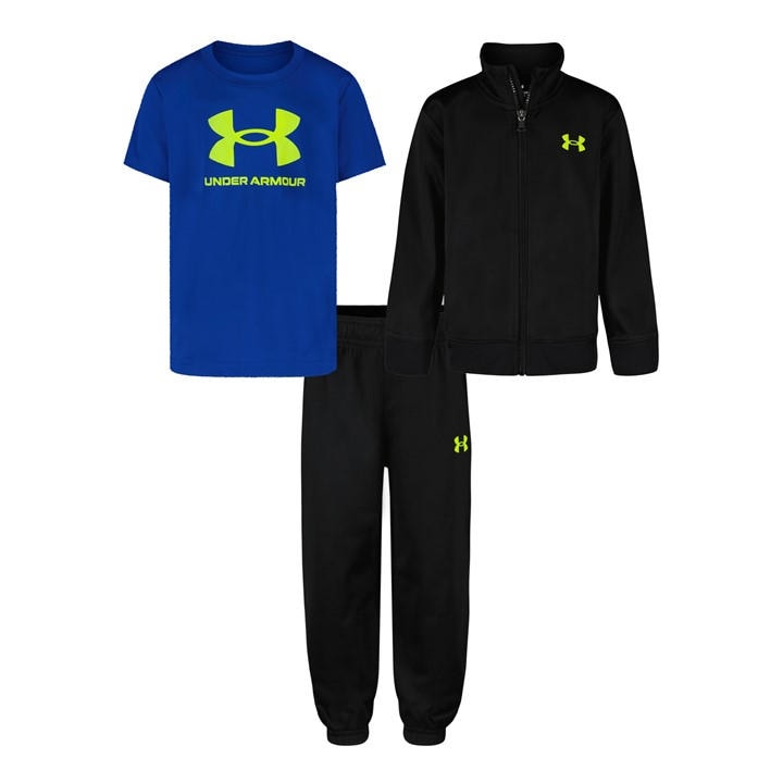 Under Armour Boys Black Kids' Brawler Poly Tracksuit in Size 6 - 7 Years, Sports Direct