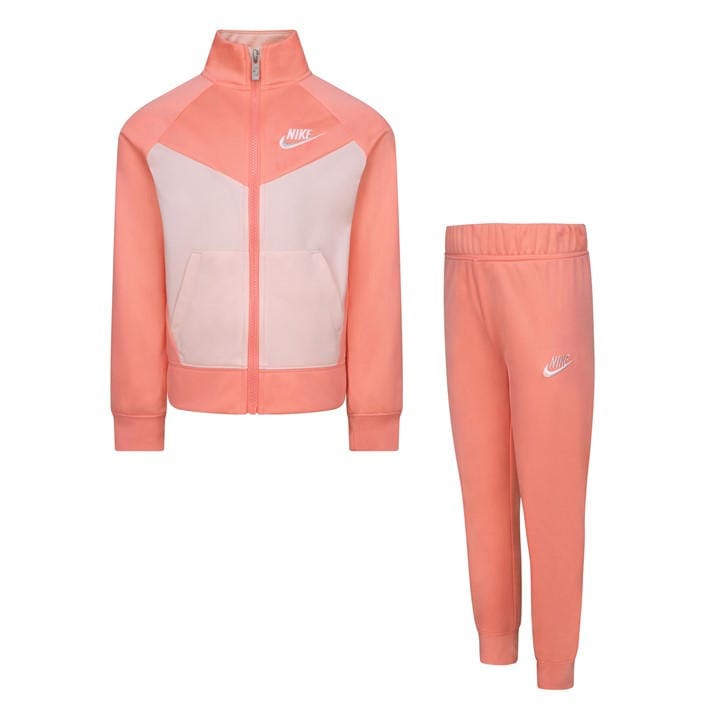 Nike Girls Pink Nsw Poly Tracksuit Infant in Size 6 - 7 Years, Sports Direct