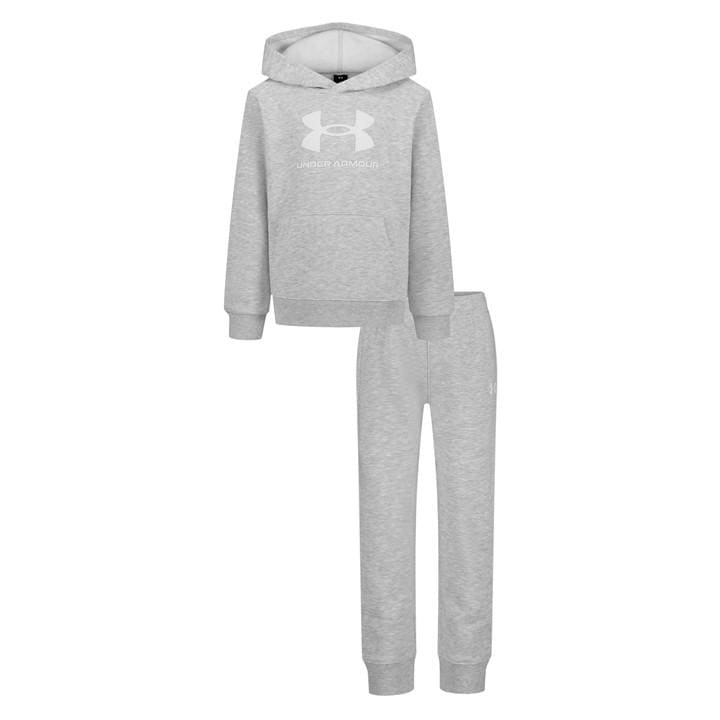 Under Armour Boys Grey Big Logo Set Infant in Size 5 - 6 Years, Sports Direct