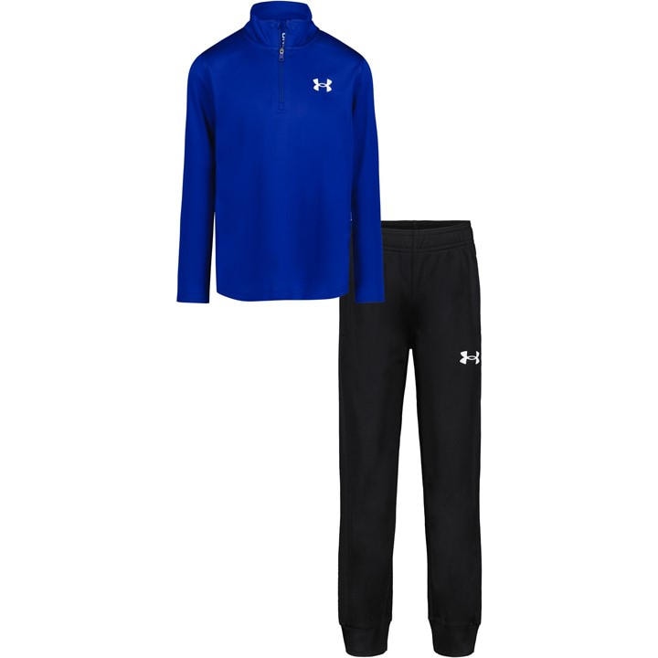 Under Armour Boys Blue Armour Quarter Zip Set Infant Size 2