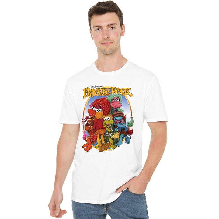 Men' White Other Fraggle Rock Group Hug T Shirt in Size S, Sports Direct