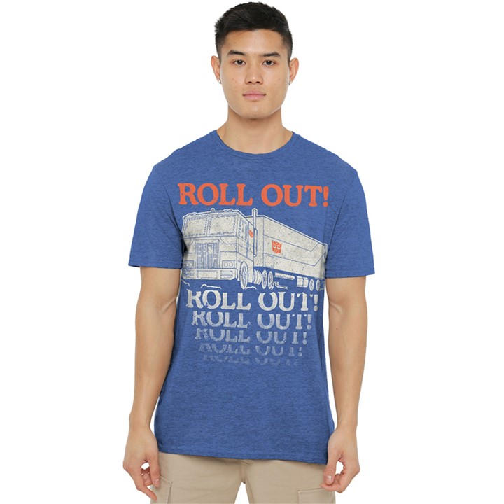Hasbro Men's Blue Optimus Roll Out Truck T Shirt Royal in Size 2XL, Sports Direct