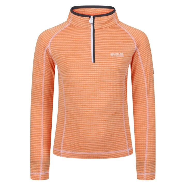 Regatta  Kids Orange ' Berley 1/4 Zip Fleece in Size 3 - 4 Years, Sports Direct