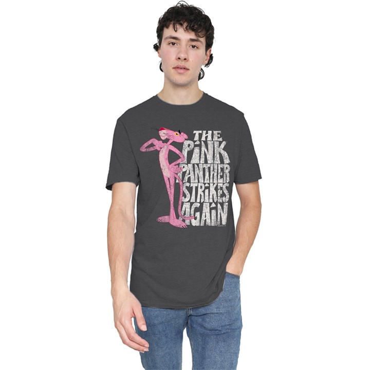 Men' Grey Other Pink Panther Strikes Again T-Shirt Charcoal in Size S, Sports Direct