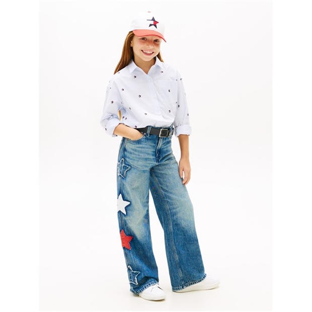 Hritgstardenim - Tommy Hilfiger - Kids' Wide Leg Jeans