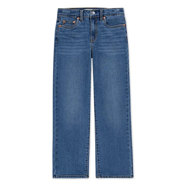 Levis Girls Blue Kids' Wide Leg Jeans in Size 7 - 8 Years, Sports Direct