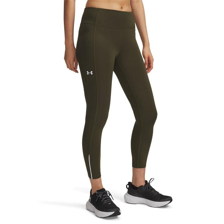 Under Armour Women's Green Fly Fast Ankle Legging in Size 12, Sports Direct
