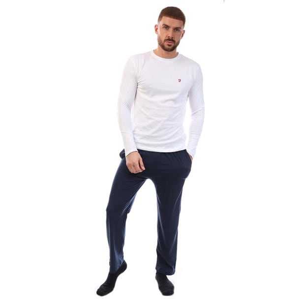 White Navy - Farah - Gruffyd T-Shirt & Pant Set