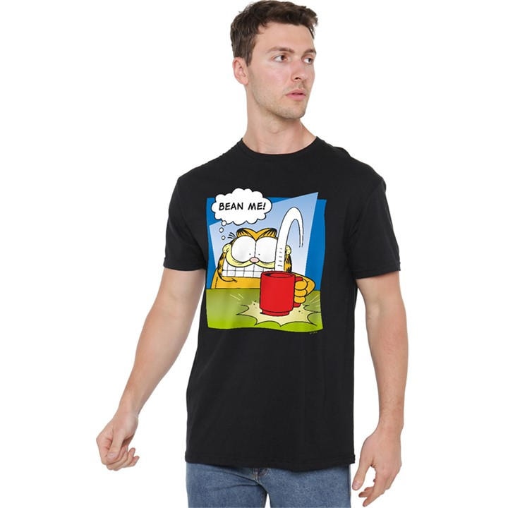 Garfield Men's Black Bean Me T Shirt in Size 5XL, Sports Direct