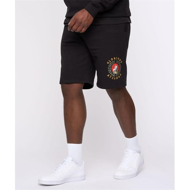 Black - Glorious Gangsta - Ceazar Jog Shorts