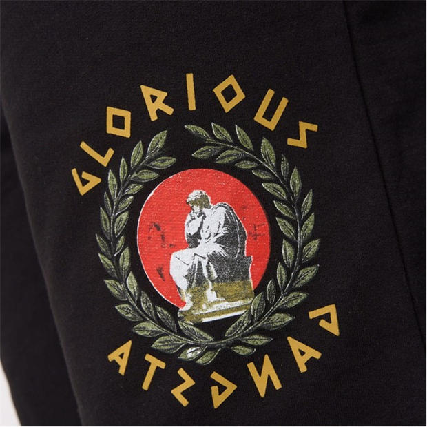 Black - Glorious Gangsta - Ceazar Jog Shorts