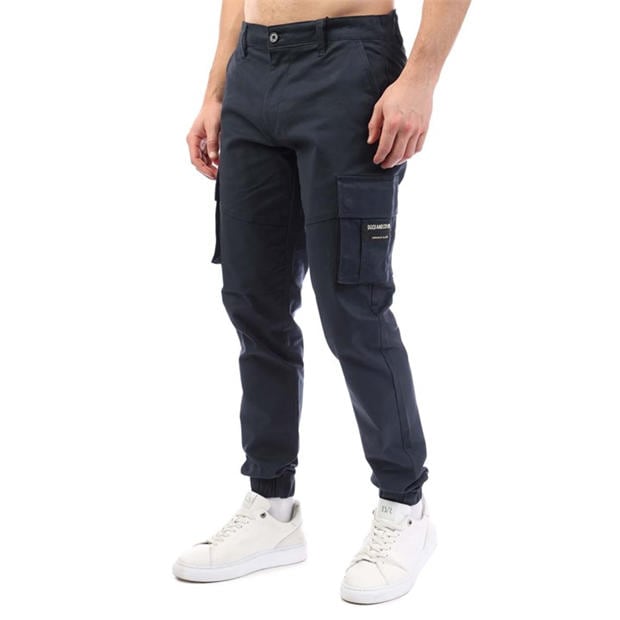 Navy - Duck and Cover - Chemmer Woven Joggers