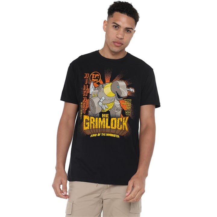 Hasbro Men's Black Transformers Generations Me Grimlock King Of The D in Size XL, Sports Direct
