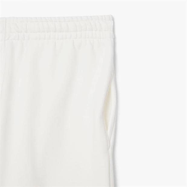 Cream - Lacoste - Cotton Graphic Fleece Shorts