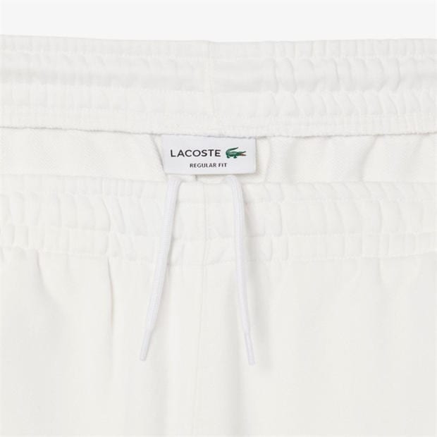 Cream - Lacoste - Cotton Graphic Fleece Shorts