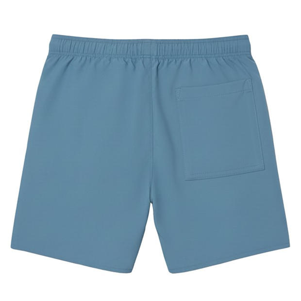 Blue - Lacoste - Mid-Length Monochrome Swim Trunks