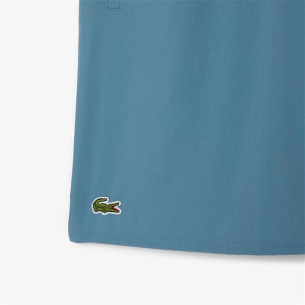 Blue - Lacoste - Mid-Length Monochrome Swim Trunks