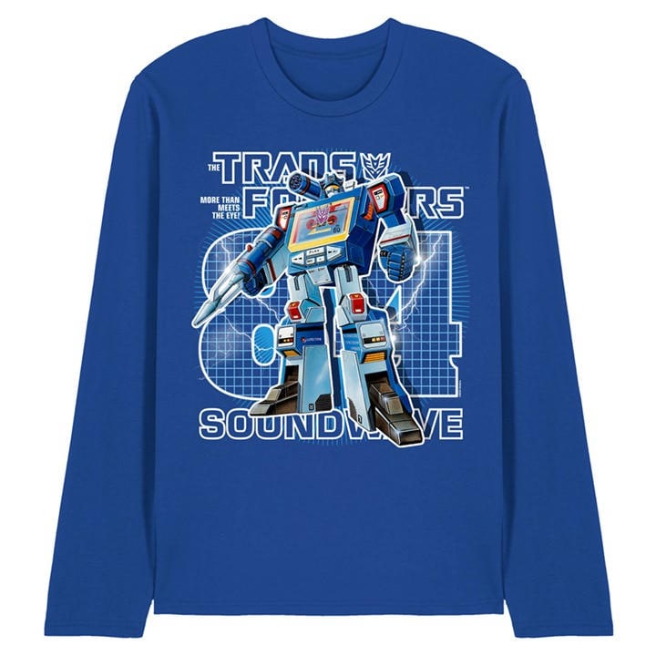 Hasbro Men's Blue Transformers Generations Retro Decepticon Soundwav in Size M, Sports Direct