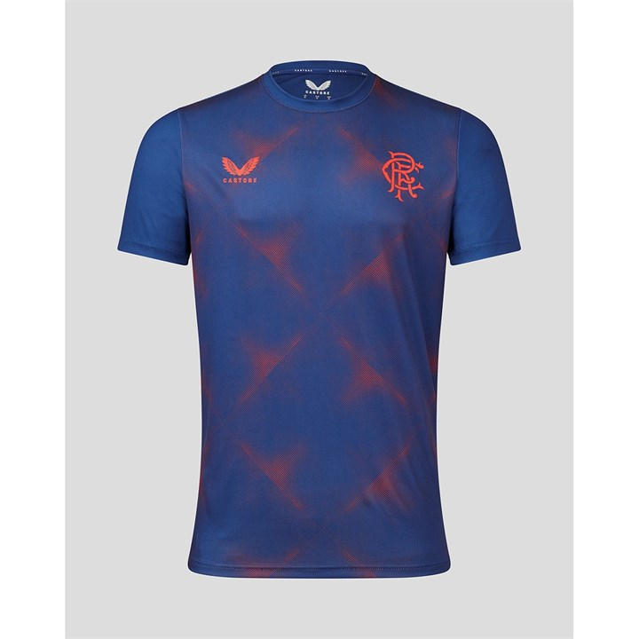 Castore Men' Blue Rngrs Day T in Size S, Sports Direct