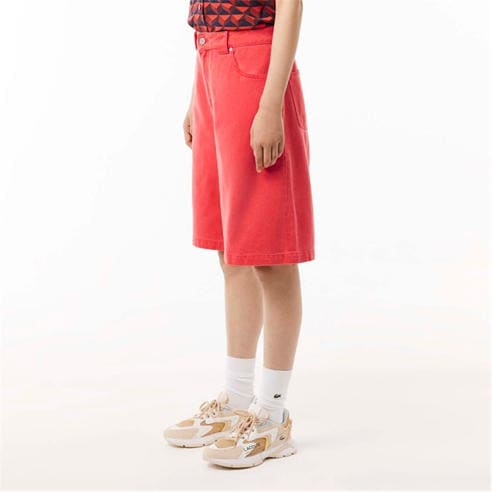 Lacoste - Long Natural Dye Bermuda Shorts