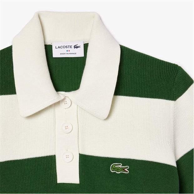 Крем - Lacoste - French Made Polo Collar Dress