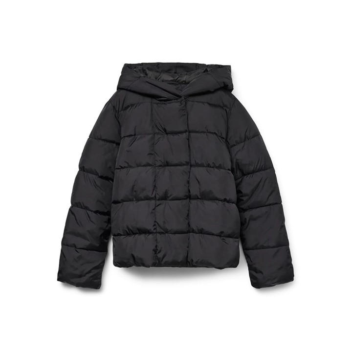 Vero Moda Women's Black Belinda Short Padded Jacket