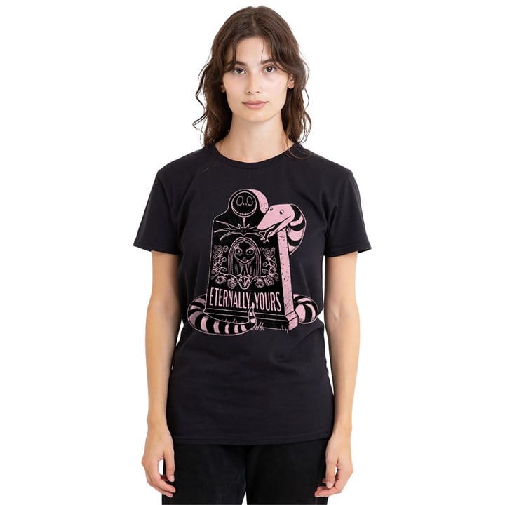 Disney Women's Black The Nightmare Before Christmas Valentine Eternall in Size XL, Sports Direct