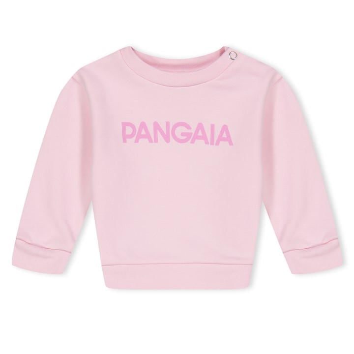Pangaia  Kids Pink ' Logo Crew Neck Sweatshirt in Size 12 - 18 Months, Sports Direct