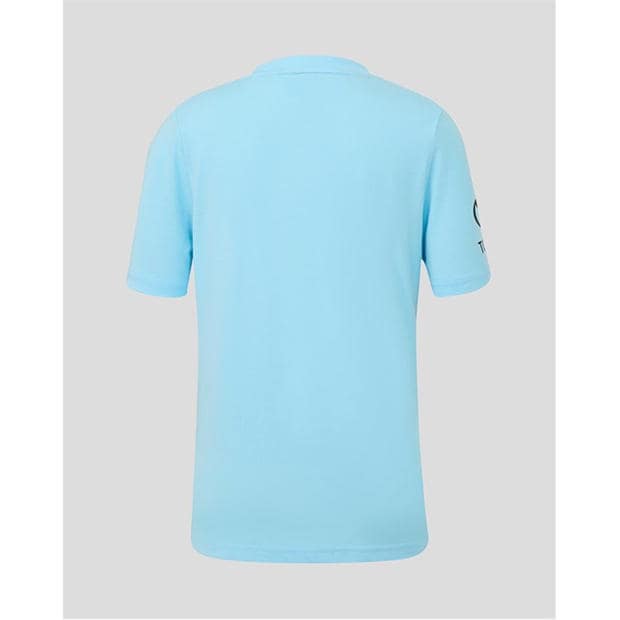 Airy Blue - Castore - Unisex Kids 26/27 England Cricket Crew Neck T-Shirt