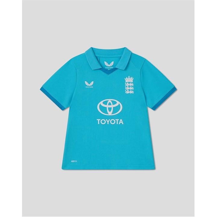 England   Kids  26/27  Cricket Odi Shirt, Football by Castore in Size 5 - 6 Years, Sports Direct