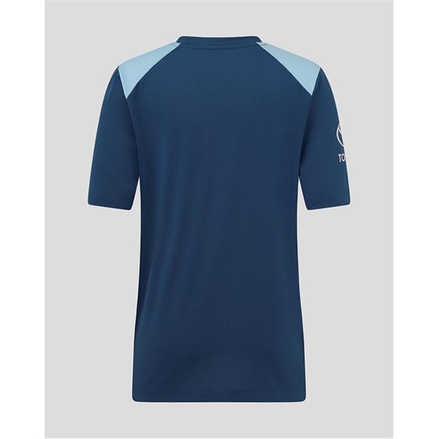 Ensign/AiryBlue - Castore - Unisex Kids 26/27 England Cricket Short Sleeve Performance T-Shirt