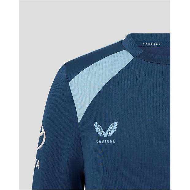 Ensign/AiryBlue - Castore - Unisex Kids 26/27 England Cricket Short Sleeve Performance T-Shirt