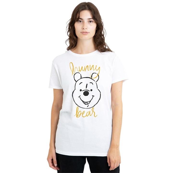 forest  Women'  Winnie The Pooh Honey Bear T-Shirt, Football by Disney in Size S, Sports Direct