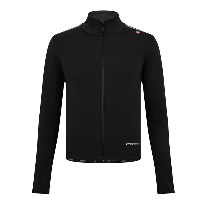 Castelli Men's Black Weather-Resistant Performance Cycling Jacket in Size L, Sports Direct