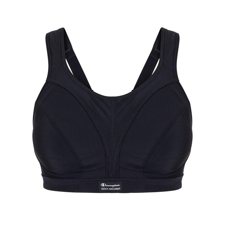 Shock Absorber Women's Black D+ Max Support Sports Bra in Size 36G, Sports Direct