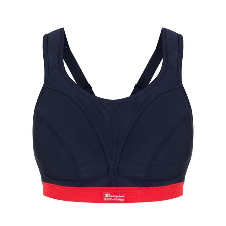Shock Absorber Women's Blue D+ Max Support Sports Bra in Size 38E, Sports Direct