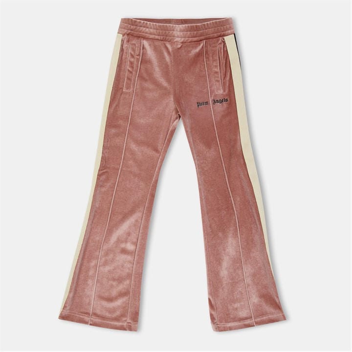 Palm Angels Girls Pink Kids' Velour Open Hem Woven Tracksuit Joggers in Size 11 - 12 Years, Sports Direct